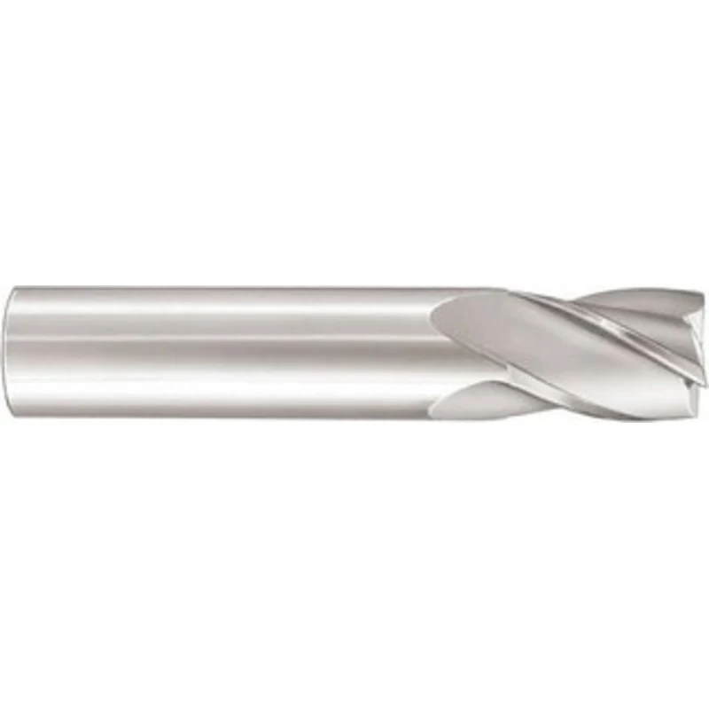 KYOCERA SGS 7mm, 12mm LOC, 8mm Shank Diam, 50mm OAL, 4 Flute, Solid Carbide Square End Mill Single End, Uncoated, Spi...
